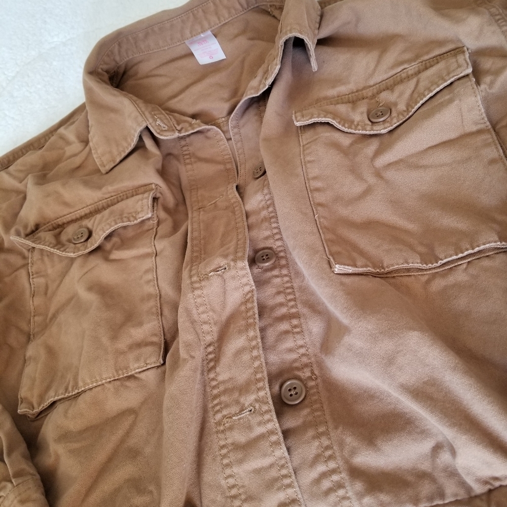 No Boundaries Cargo Utility Bomber Jacket XL